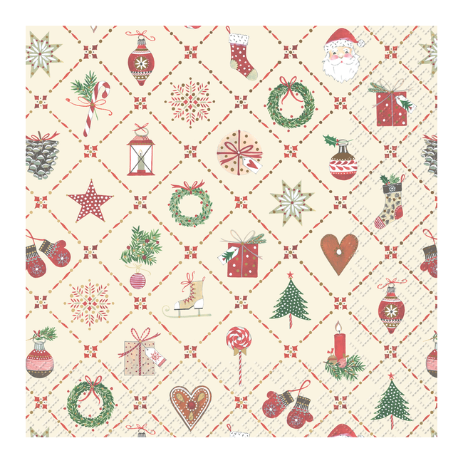 Servetten Kirsten Beige