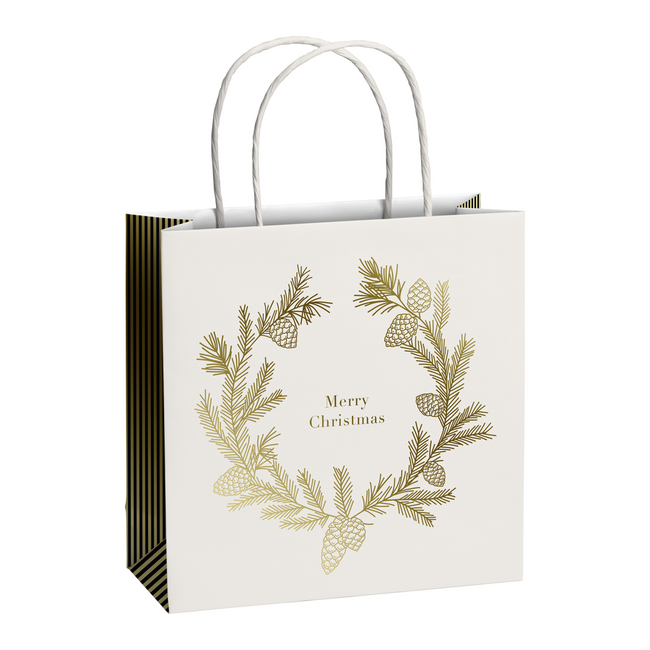 Papieren Draagtassen Mariola Beige