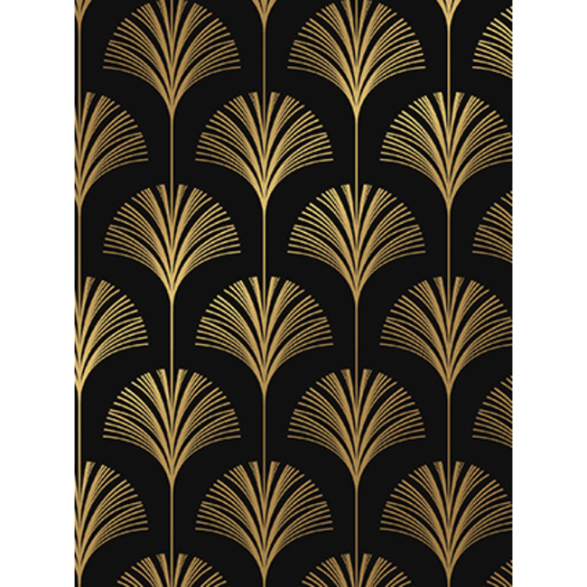 Cadeaupapier Royal Palmetto Black/Gold