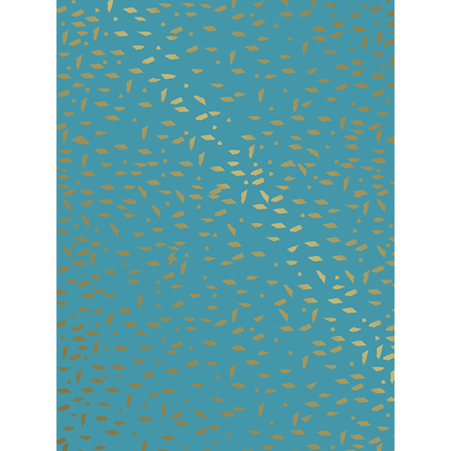 Cadeaupapier Mini Terrazzo Blue/Gold