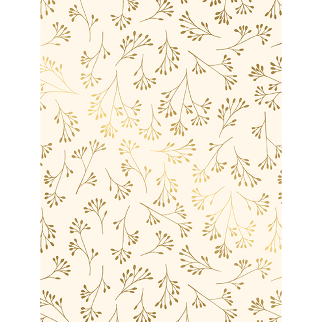 Cadeaupapier Lucy Creme/Gold