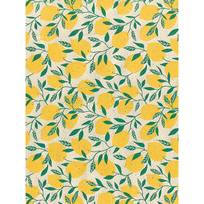 Cadeaupapier Little Lemon Yellow/Green