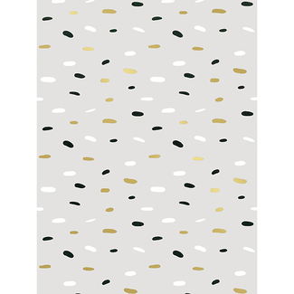 Cadeaupapier Jelly Bean Drops Champagne/Gold