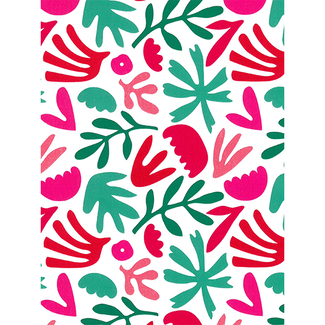Cadeaupapier Dory Red/Salmon/Green