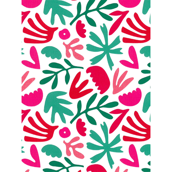 Cadeaupapier Dory Red/Salmon/Green