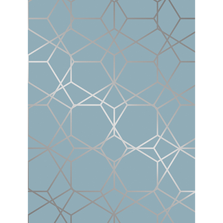 Cadeaupapier Diamond Greyblue Metallic