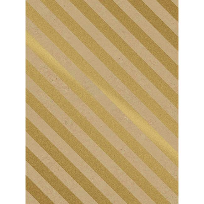 Cadeaupapier Diagonal Stripe Gold