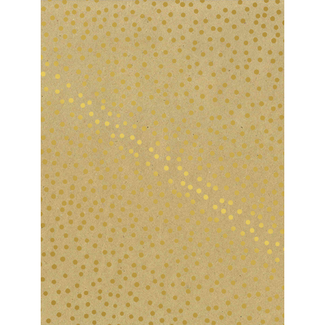 Cadeaupapier Confetti Dots Gold