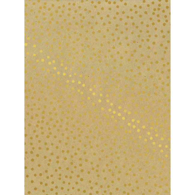 Cadeaupapier Confetti Dots Gold