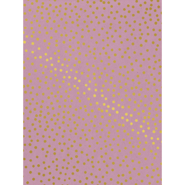 Cadeaupapier Confetti Dot Blush/Gold
