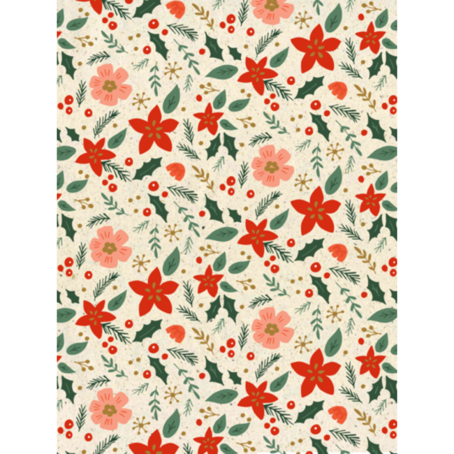 Cadeaupapier Christmas Flowers