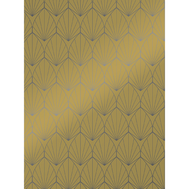 Cadeaupapier Artdeco Leaf Gold
