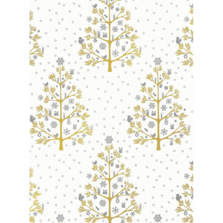 Cadeaupapier Zauberwald White
