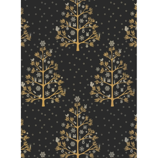 Cadeaupapier Zauberwald Black