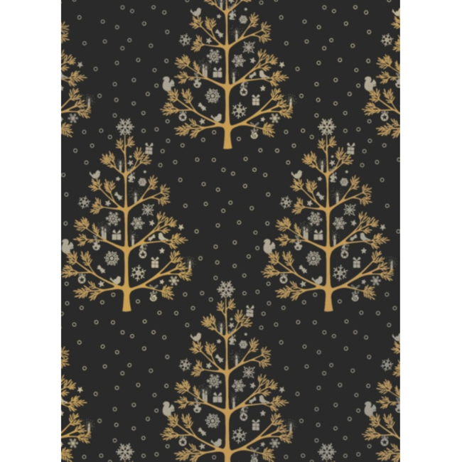 Cadeaupapier Zauberwald Black