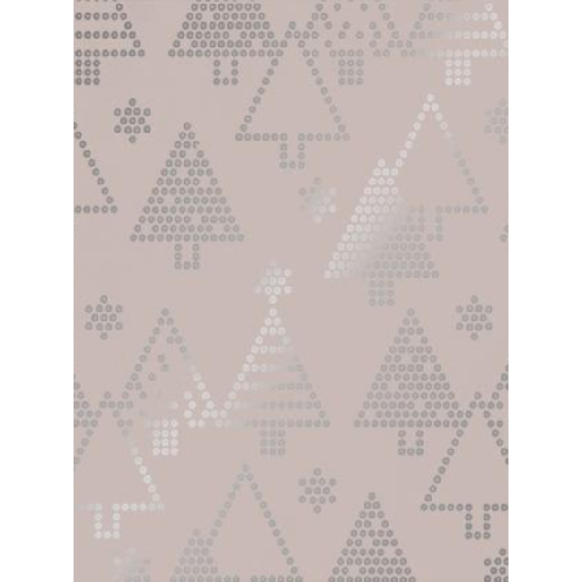 Cadeaupapier Sequins Trees Light Copper