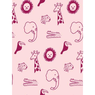 Cadeaupapier Petite Jungle Pink