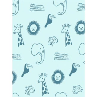 Cadeaupapier Petite Jungle Blue