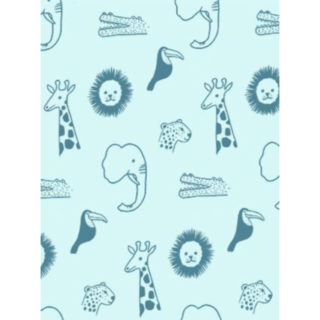 Cadeaupapier Petite Jungle Blue