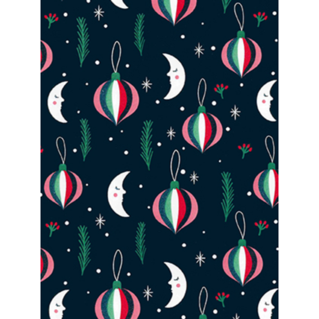 Cadeaupapier Christmas Moon Darkblue
