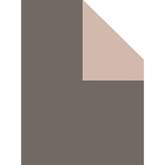 Cadeaupapier Uni Recycling Taupe/Roze