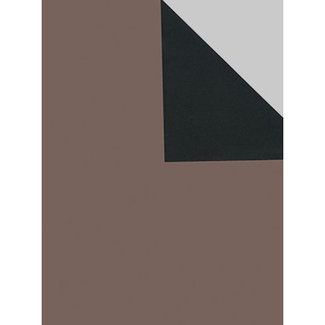 Cadeaupapier Uni Kraft Roze/Zwart
