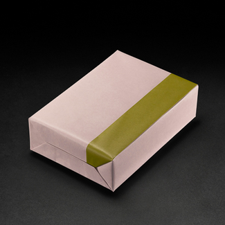 Cadeaupapier Uni Kraft Roze/Olijf Cadeaupapier Uni Kraft Roze/Olijf