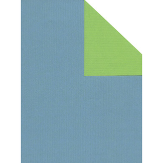 Cadeaupapier Uni Kraft Lichtblauw/Groen Cadeaupapier Uni Kraft Lichtblauw/Groen