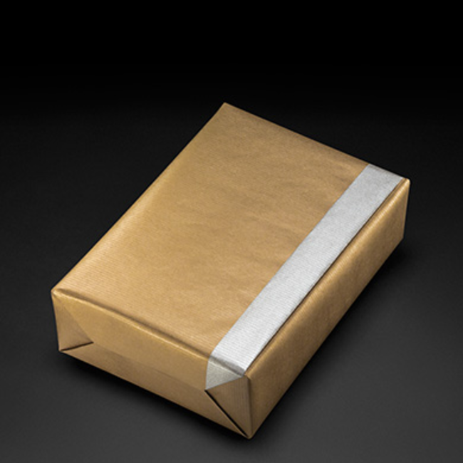 Cadeaupapier Uni Kraft Goud/Zilver