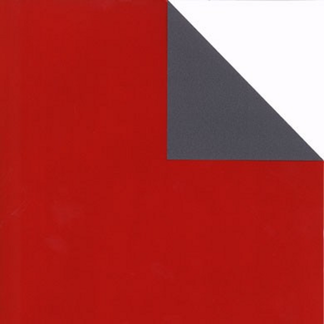 Cadeaupapier Uni Gestreken Rood/Grijs