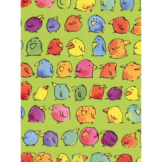 Cadeaupapier Piepmatz Groen Cadeaupapier Piepmatz Groen