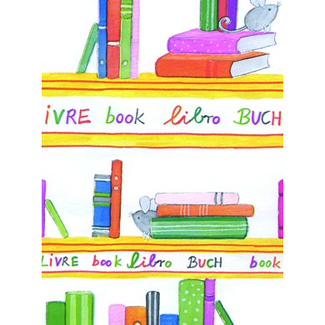 Cadeaupapier Leseratte Cadeaupapier Leseratte