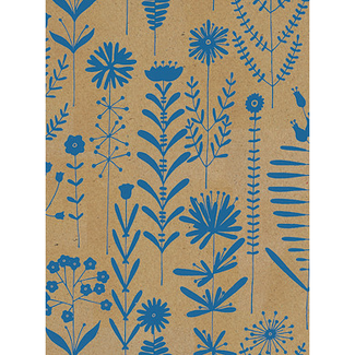 Cadeaupapier Ischia blauw
