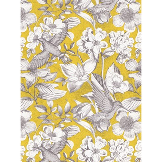 Cadeaupapier Colibri Geel Cadeaupapier Colibri Geel