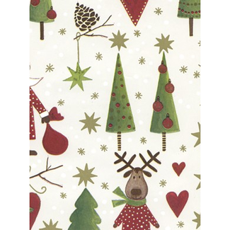 Cadeaupapier Zermatt elfenbein