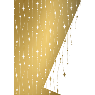 Cadeaupapier Stars are Falling Goud