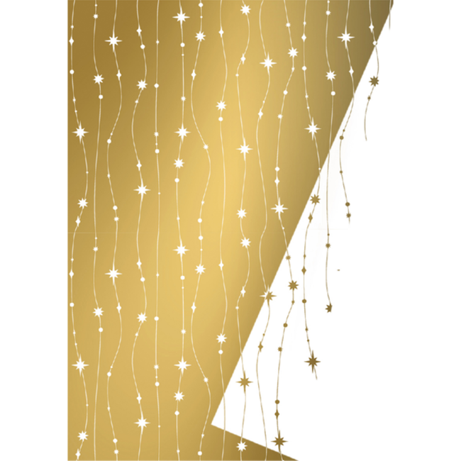 Cadeaupapier Stars are Falling Goud