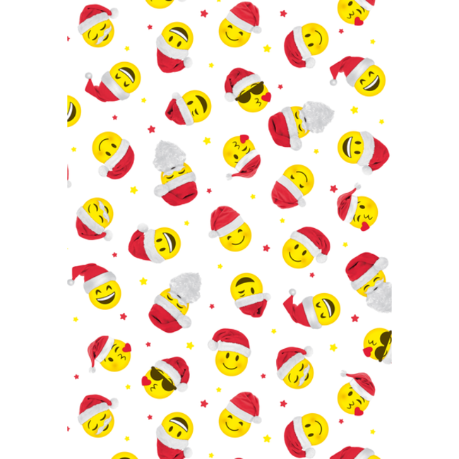 Cadeaupapier Emoji Christmas