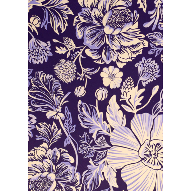 Cadeaupapier Floravine Paars