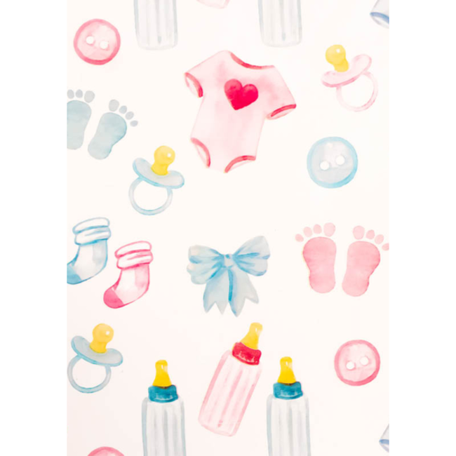 Cadeaupapier Baby Shower