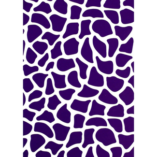 Cadeaupapier Giraffe Paars