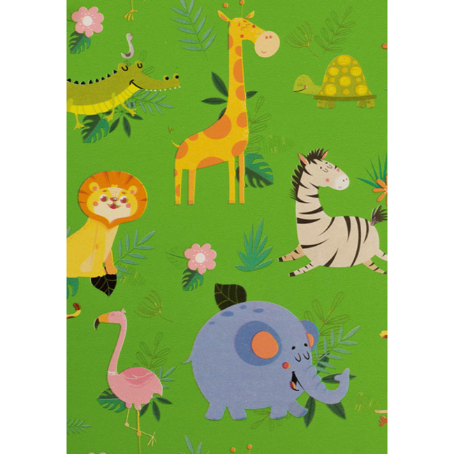 Cadeaupapier Jungle Green