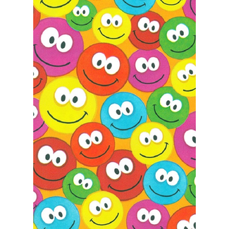 Cadeaupapier Happy Faces