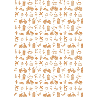 Cadeaupapier Dutch Icon Oranje
