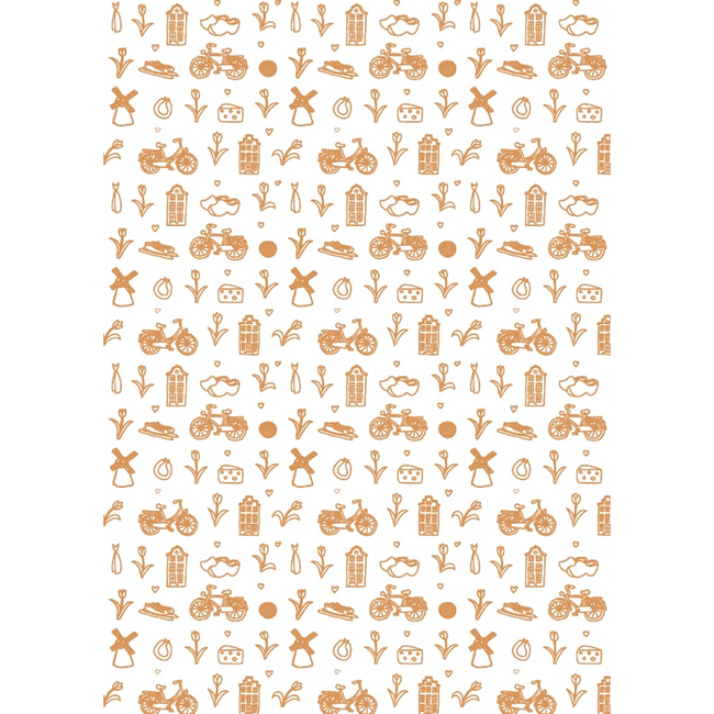 Cadeaupapier Dutch Icon Oranje