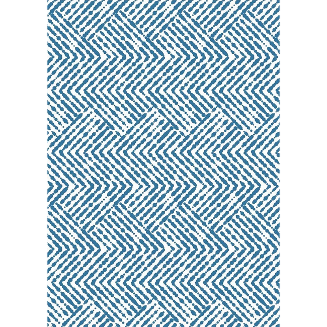 Cadeaupapier Chevron Blauw