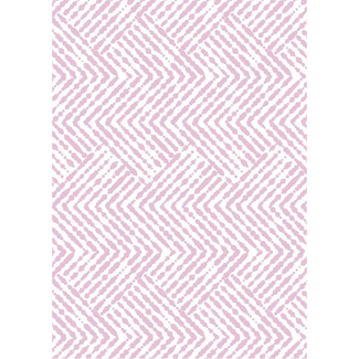 Cadeaupapier Chevron Roze