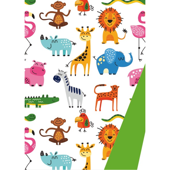 Cadeaupapier Jungle Friends