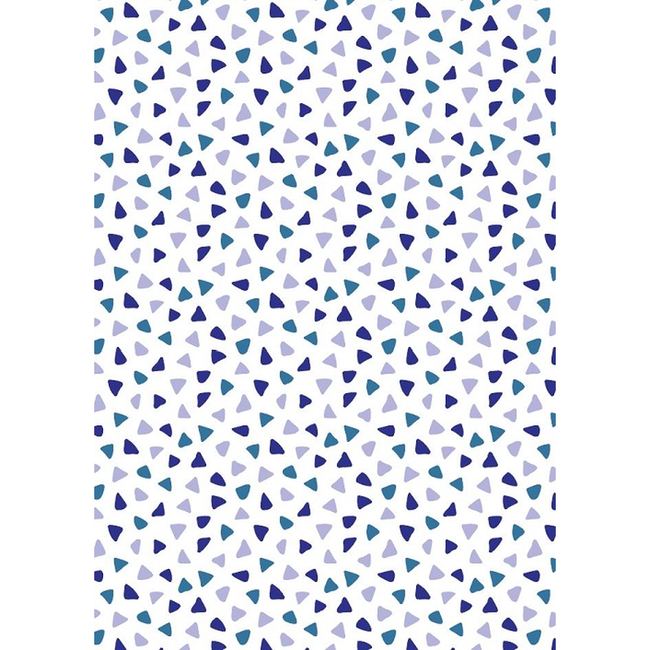 Cadeaupapier Confetti Blauw