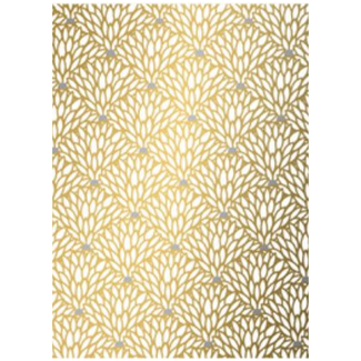 Cadeaupapier Art Deco Bloom Goud